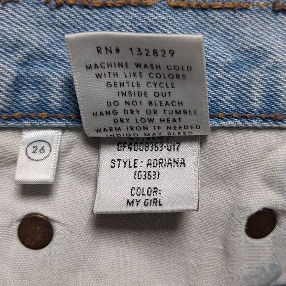 GRLFRND Adriana Distressed Denim Shorts - Picture 5 of 6